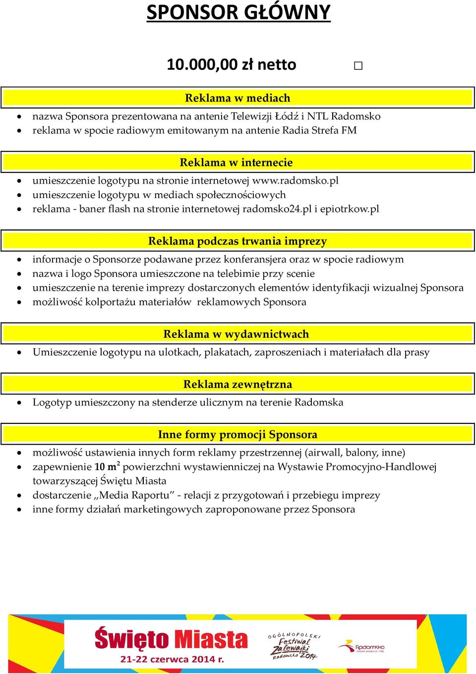 wystawienniczej na Wystawie Promocyjno-Handlowej