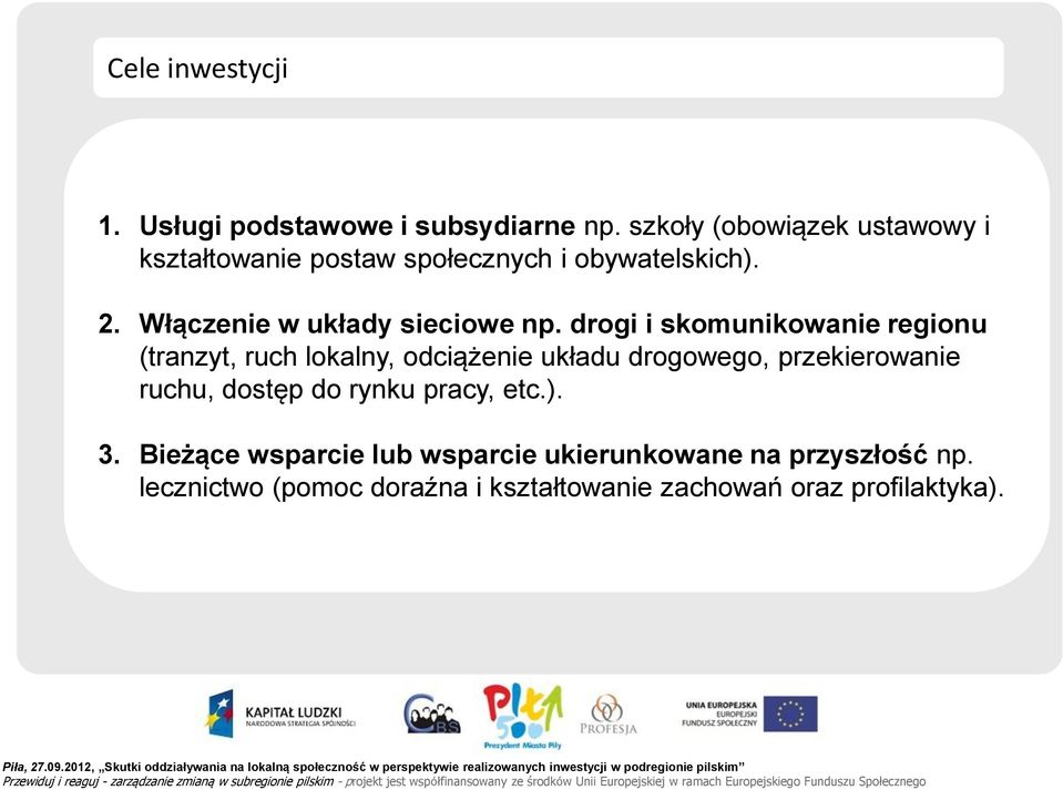 Włączenie w układy sieciowe np.