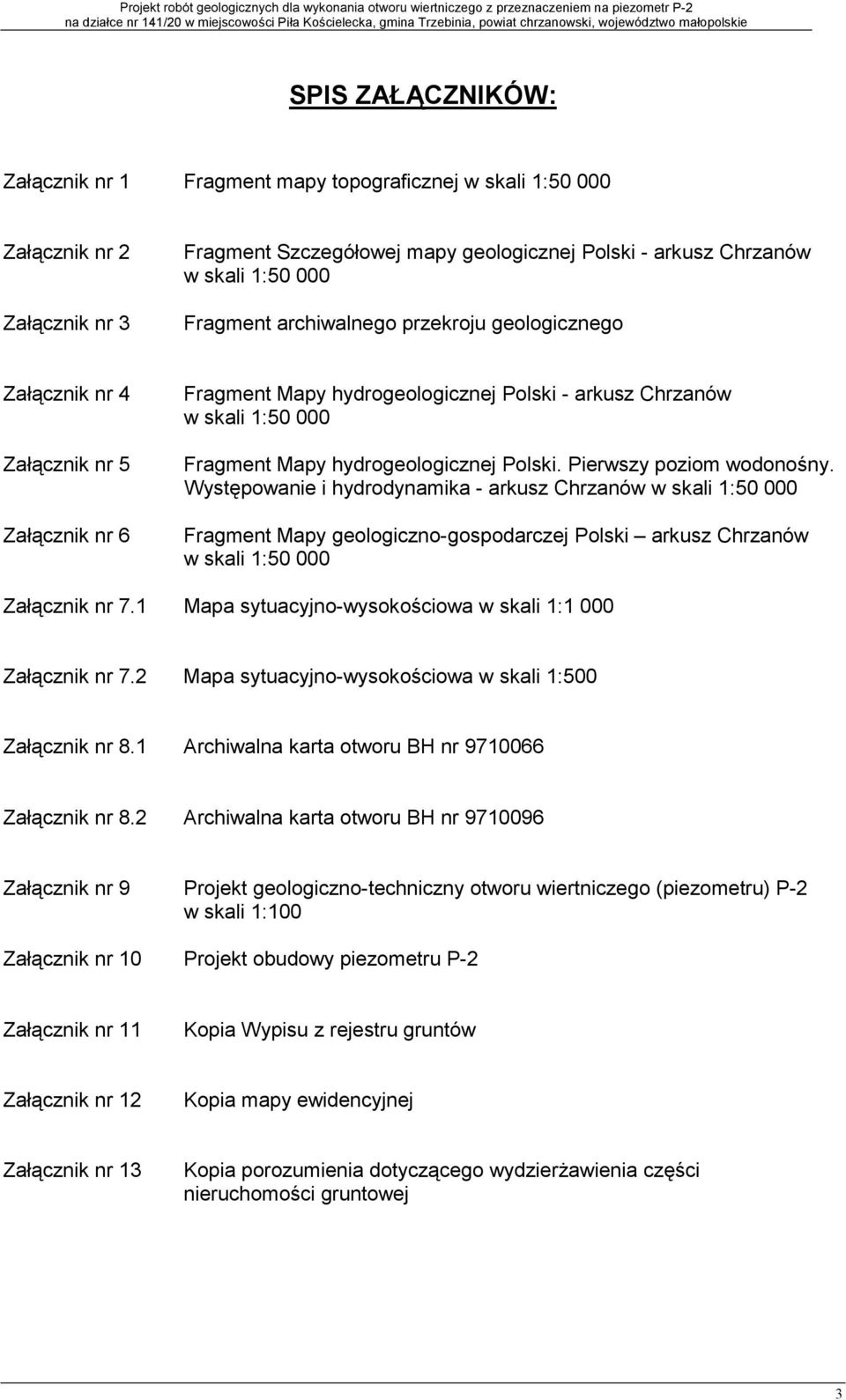 1 Fragment Mapy hydrogeologicznej Polski - arkusz Chrzanów w skali 1:50 000 Fragment Mapy hydrogeologicznej Polski. Pierwszy poziom wodonony.