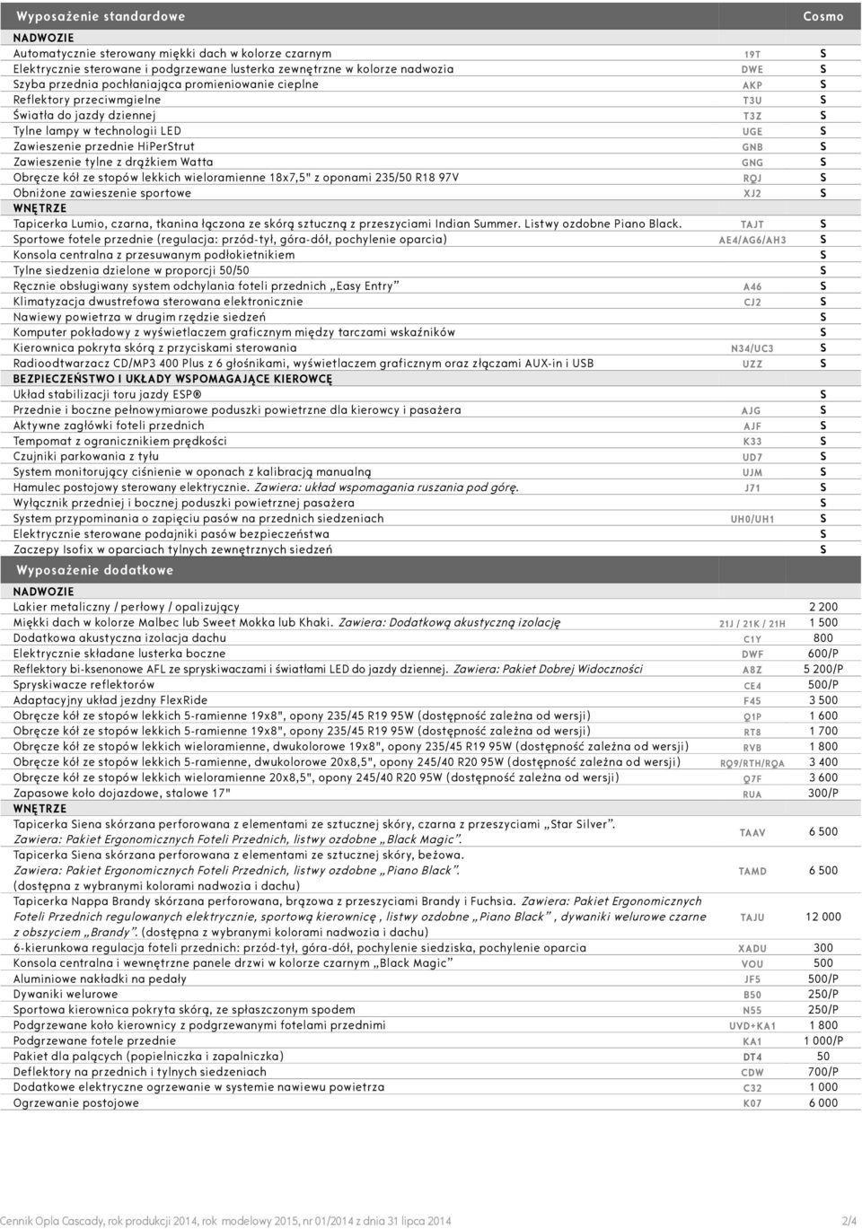 Watta GNG Obręcze kół ze stopów lekkich wieloramienne 18x7,5" z oponami 235/50 R18 97V RQJ Obniżone zawieszenie sportowe XJ2 WNĘTRZE Tapicerka Lumio, czarna, tkanina łączona ze skórą sztuczną z