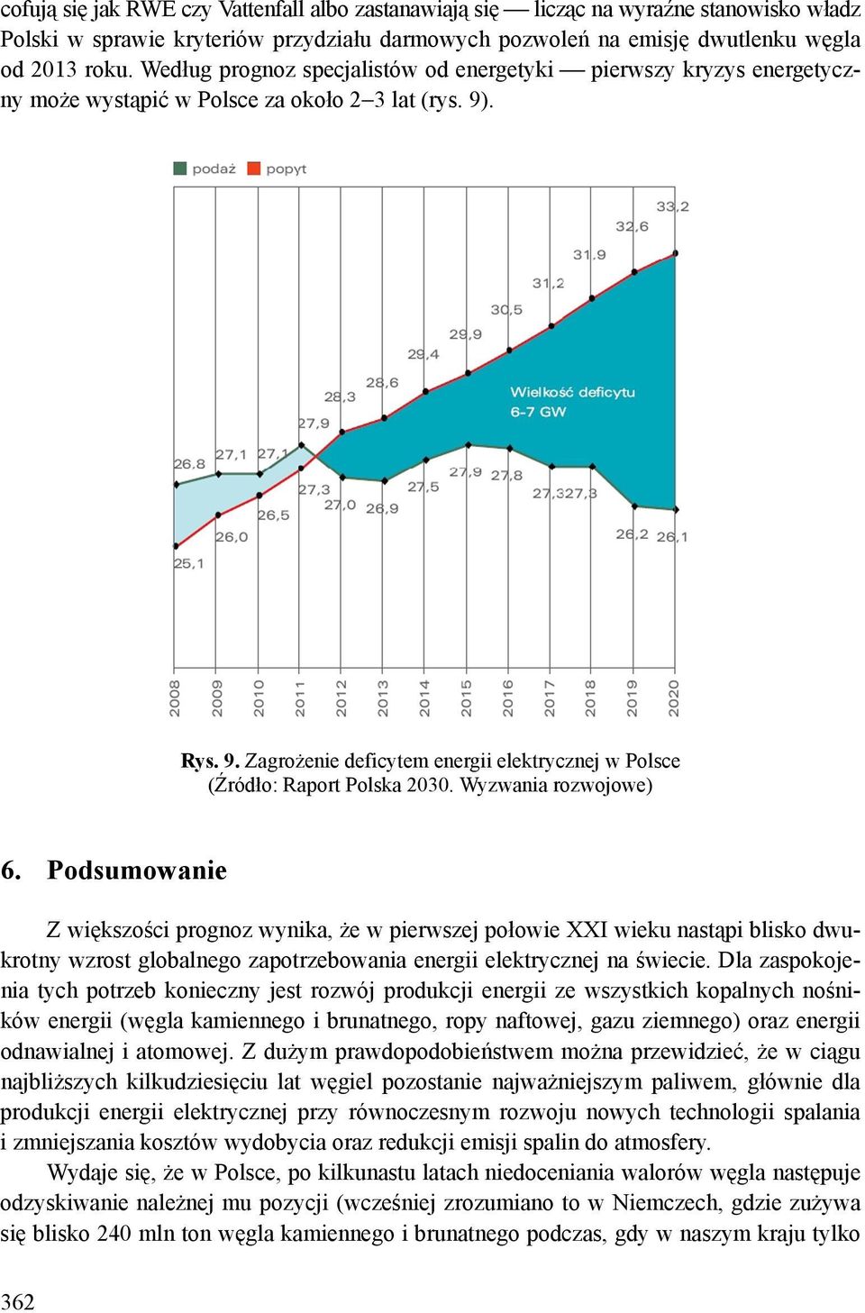 Wyzwania rozwojowe) 6. Podsumowanie Z większości prognoz wynika, że w pierwszej połowie XXI wieku nastąpi blisko dwukrotny wzrost globalnego zapotrzebowania energii elektrycznej na świecie.