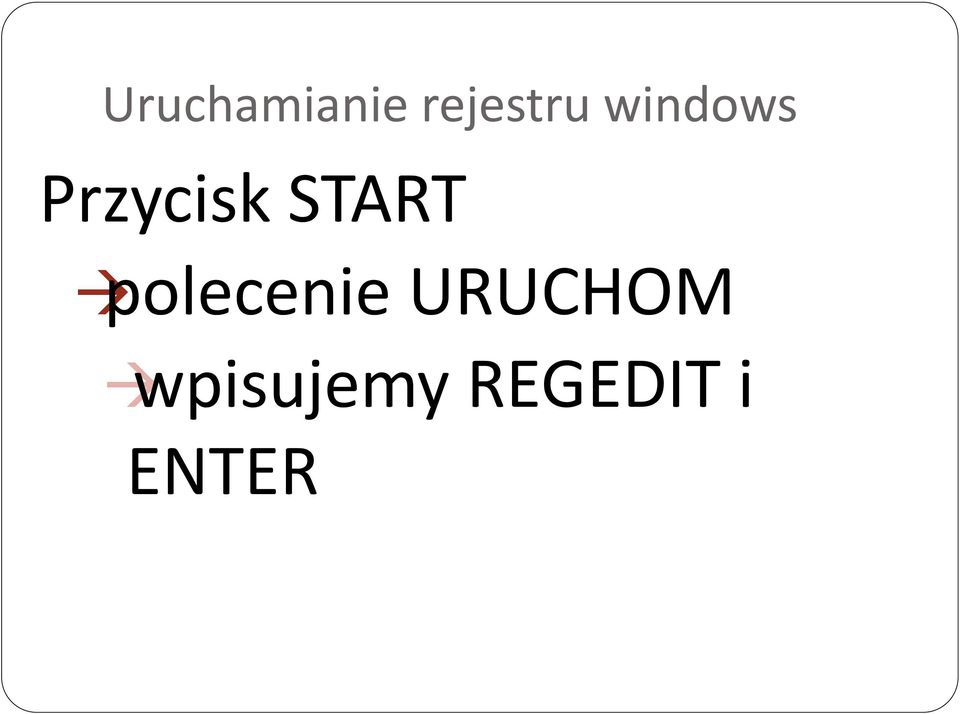 START polecenie