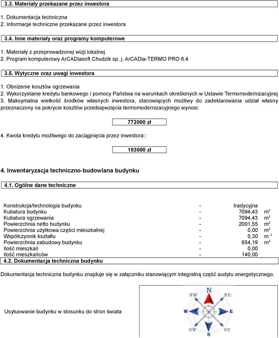 Wykorzystanie kredytu bankowego i pomocy Państwa na warunkach określonych w Ustawie Termomodernizacyjnej 3.