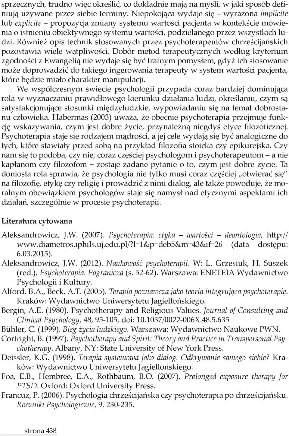 Psychologii i