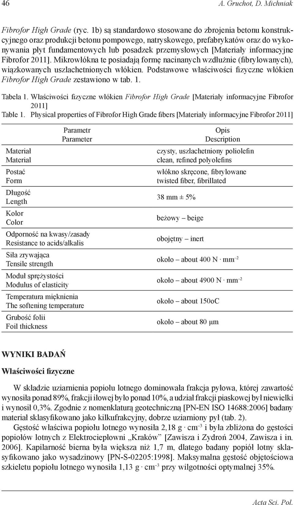 [Materiały informacyjne Fibrofor 2011]. Mikrowłókna te posiadają formę nacinanych wzdłużnie (fibrylowanych), wiązkowanych uszlachetnionych włókien.