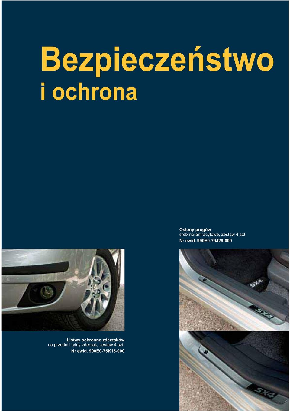 990E0-79J29-000 Listwy ochronne zderzaków na