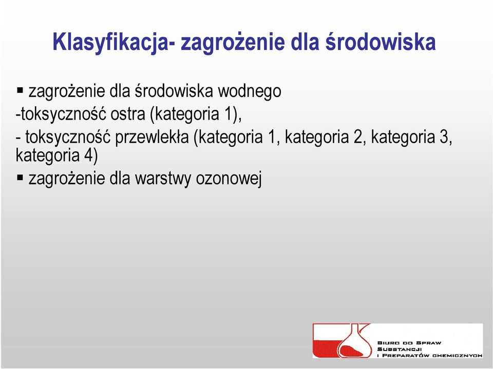 toksyczność przewlekła (kategoria 1, kategoria 2,