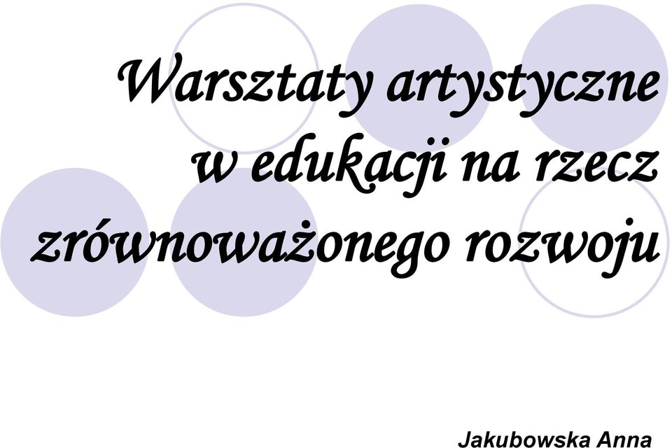 edukacji na rzecz