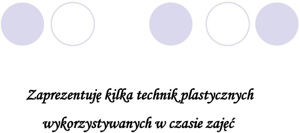 plastycznych