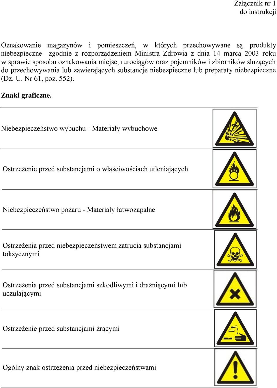 Znaki graficzne.