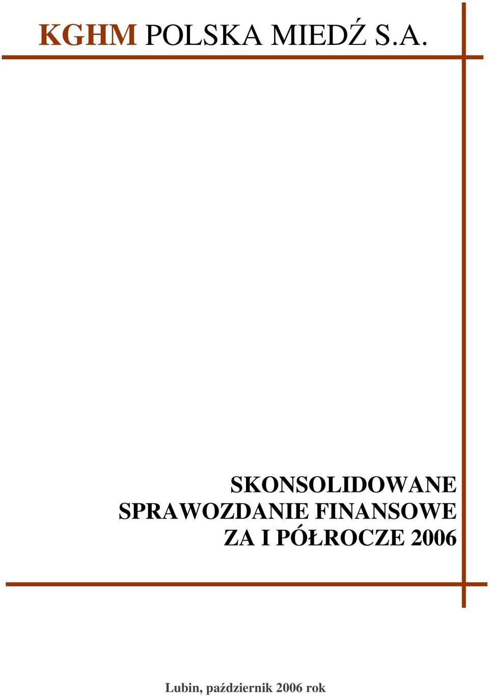 SKONSOLIDOWANE