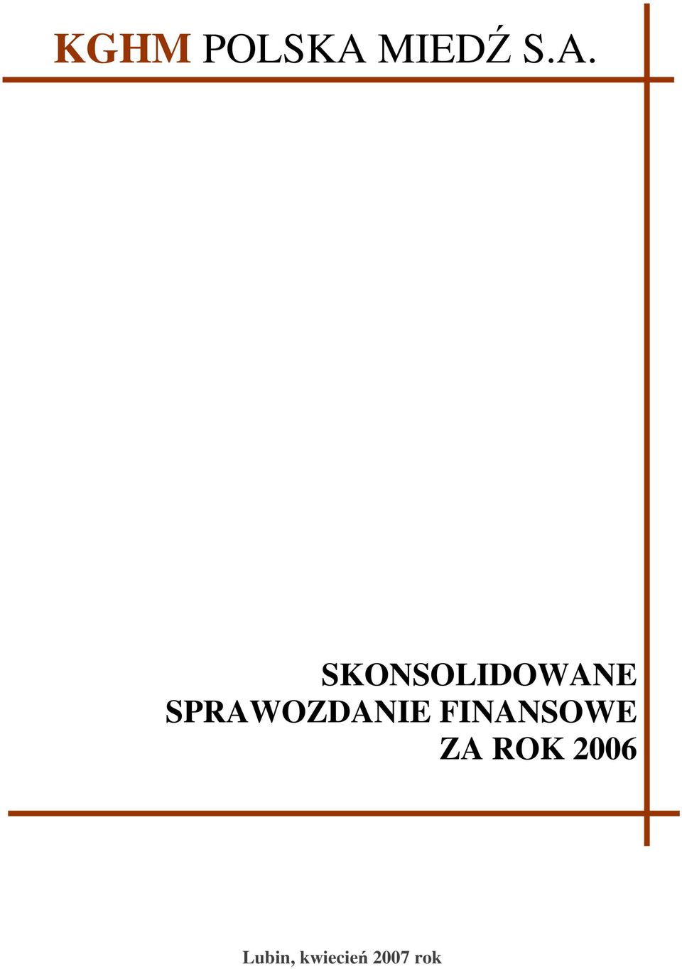 SKONSOLIDOWANE