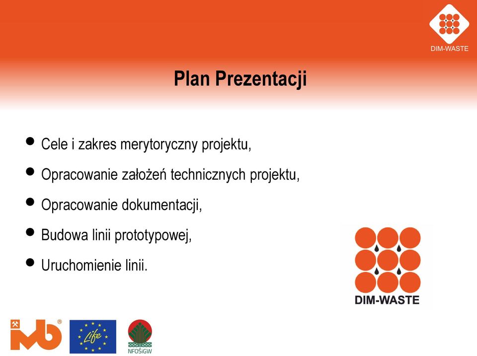 technicznych projektu, Opracowanie