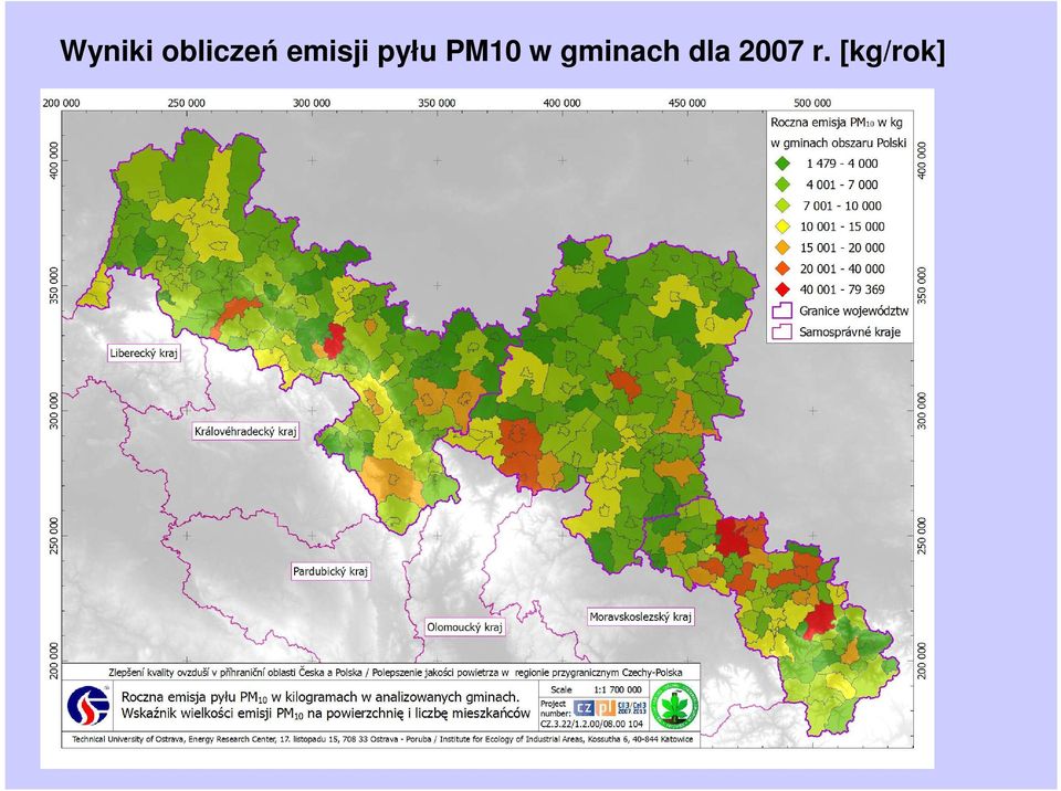 PM10 w gminach