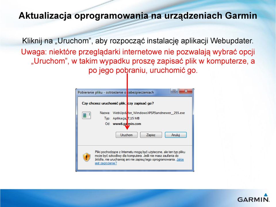 Uwaga: niektóre przeglądarki internetowe nie pozwalają