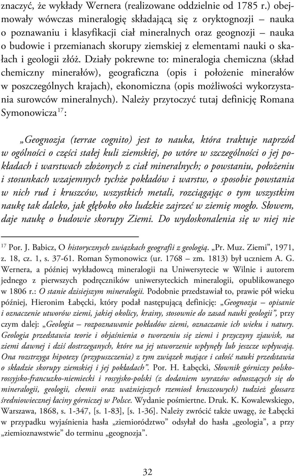 skałach i geologii złóż.
