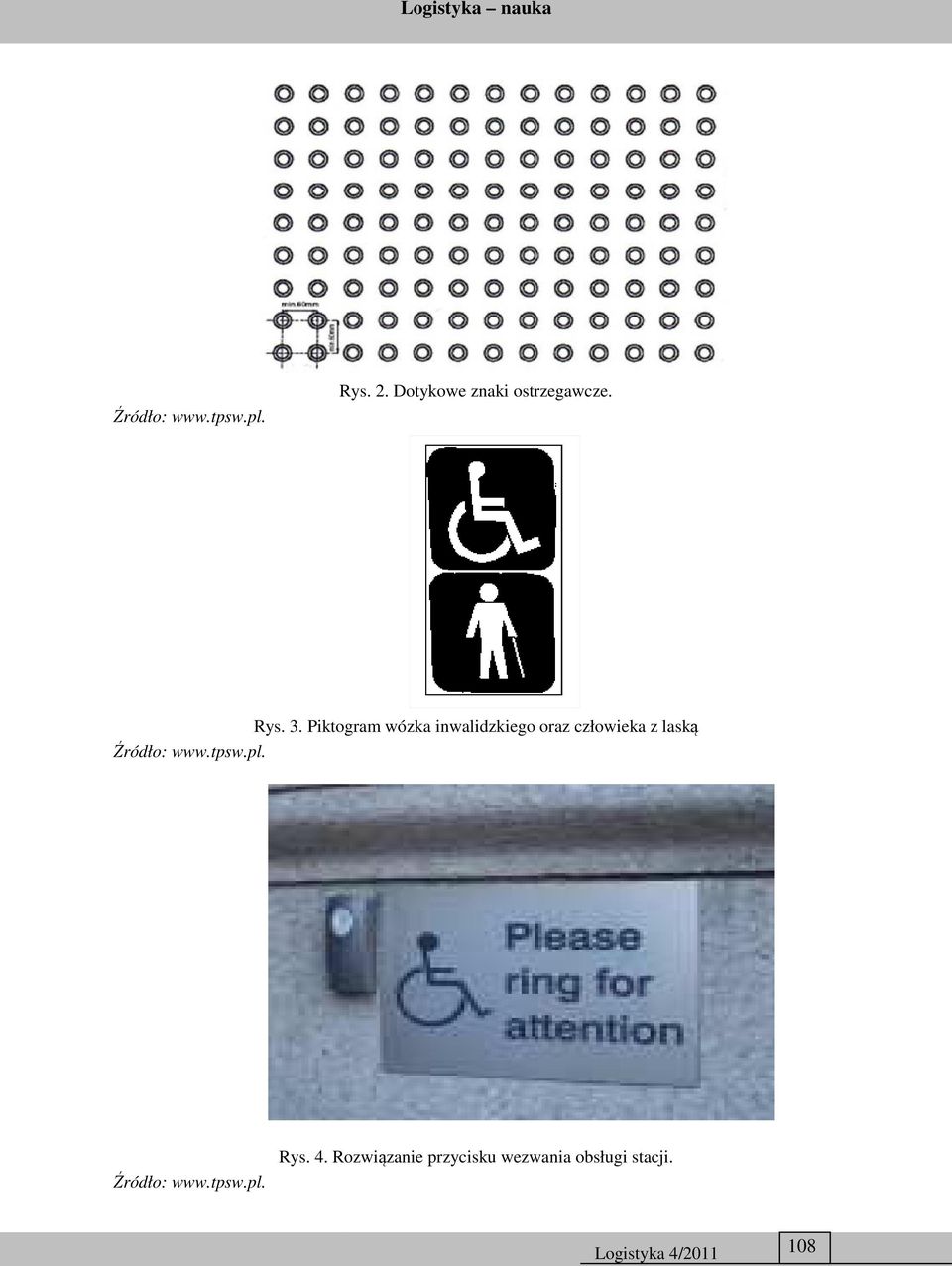 Piktogram wózka inwalidzkiego oraz człowieka z laską