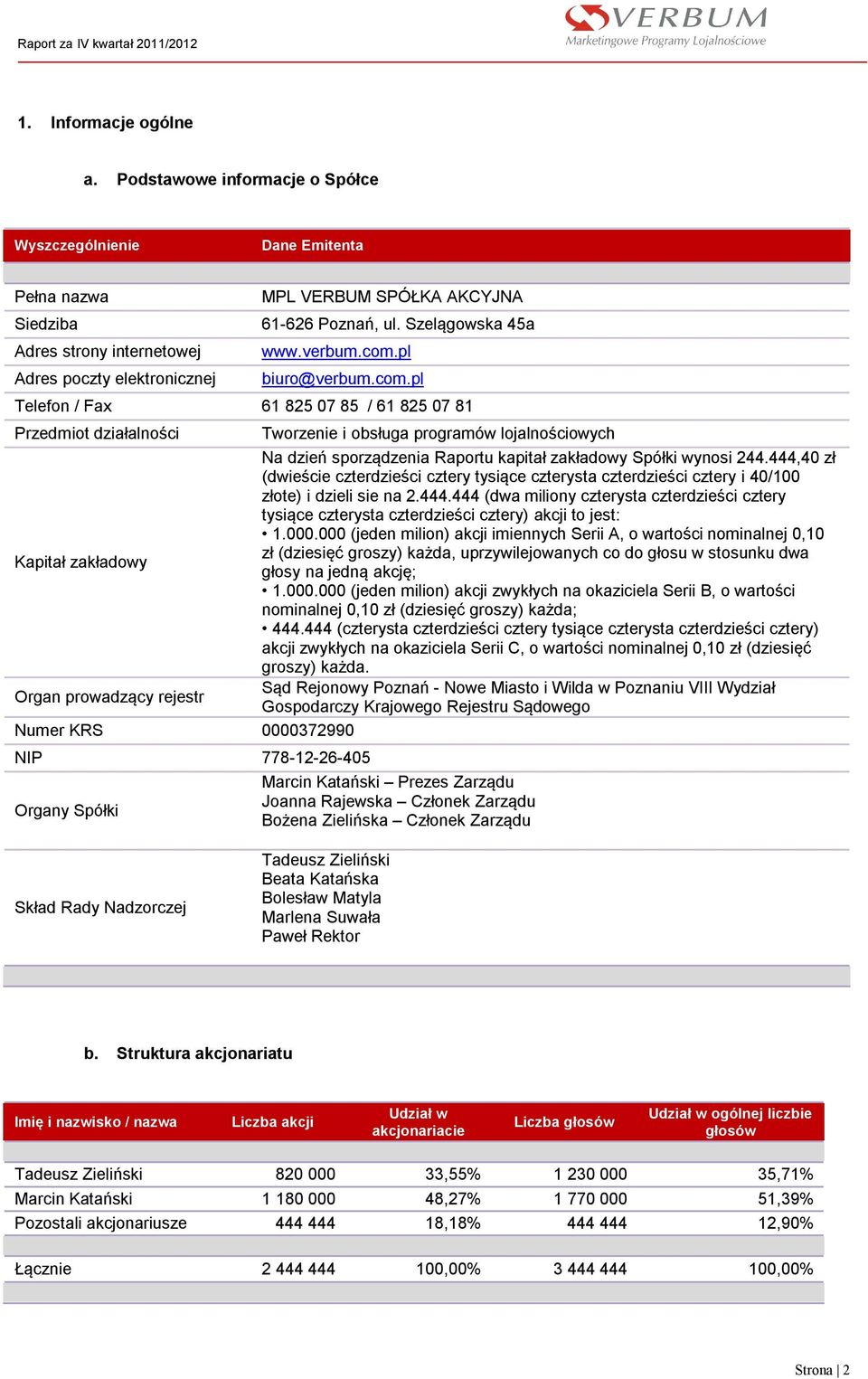 Szelągowska 45a www.verbum.com.