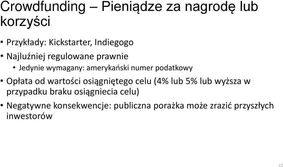 od wartości osiągniętego celu (4% lub 5% lub wyższa w przypadku braku osiągniecia