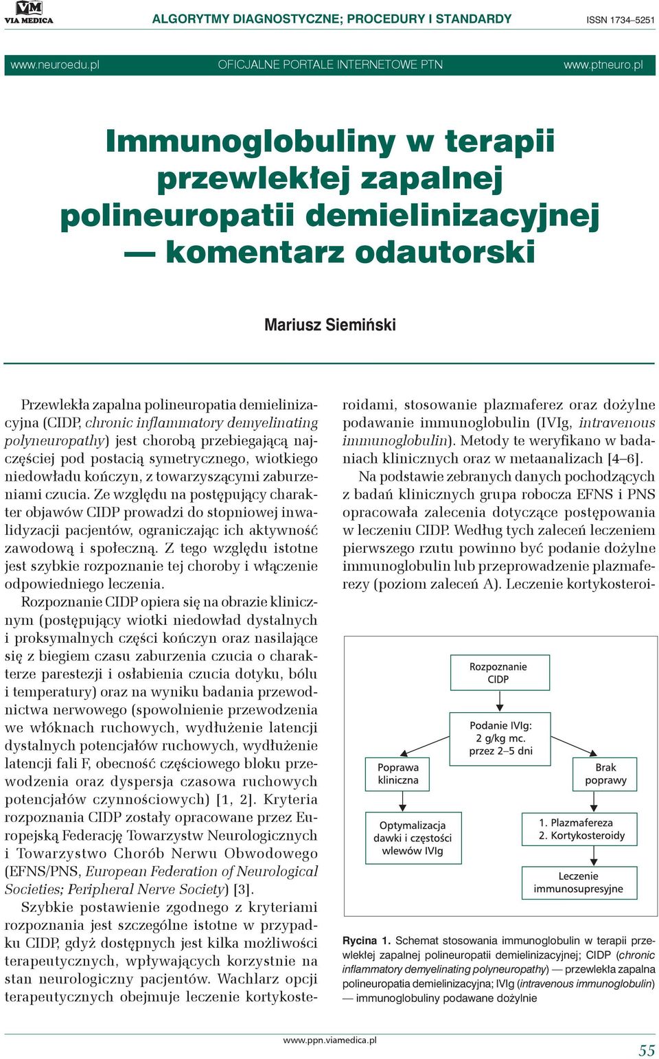 inflammatory demyelinating polyneuropathy) jest chorobą przebiegającą najczęściej pod postacią symetrycznego, wiotkiego niedowładu kończyn, z towarzyszącymi zaburzeniami czucia.