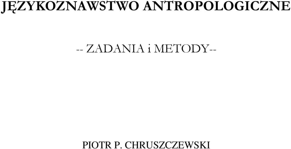 ZADANIA i METODY--