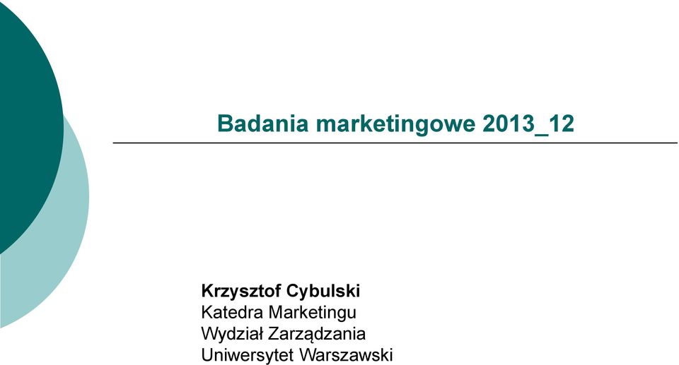 Katedra Marketingu Wydział