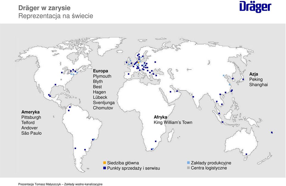 Svenljunga Chomutov Afryka King William s Town Azja Peking Shanghai