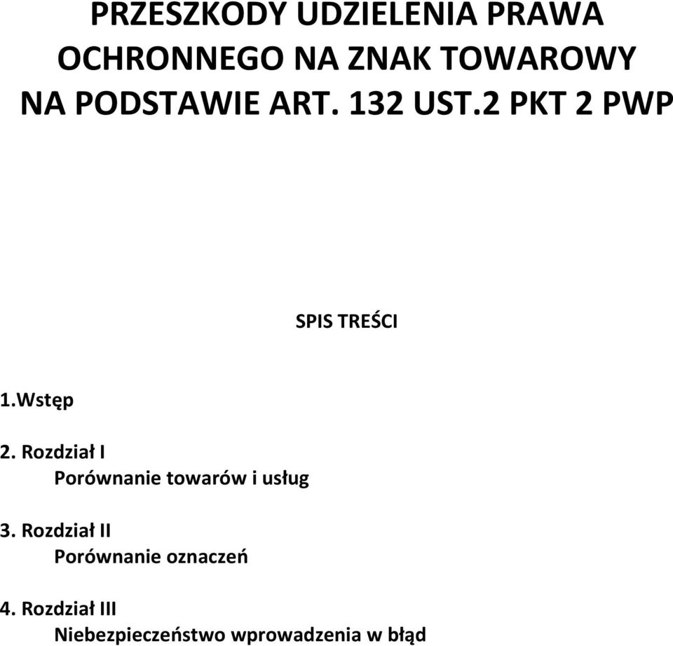 Rozdział I Porównanie towarów i usług 3.