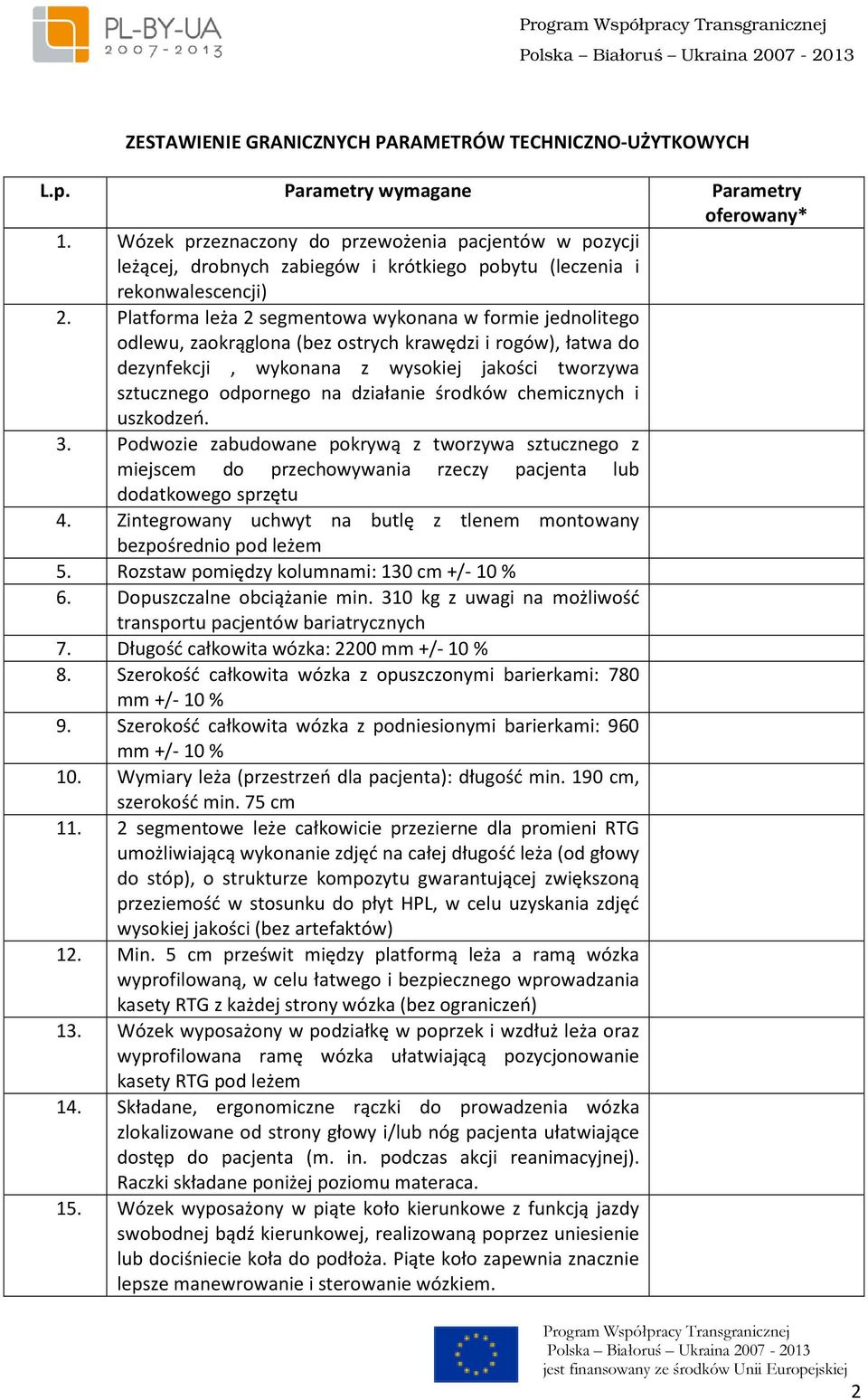 działanie środków chemicznych i uszkodzeń. 3. Podwozie zabudowane pokrywą z tworzywa sztucznego z miejscem do przechowywania rzeczy pacjenta lub dodatkowego sprzętu 4.