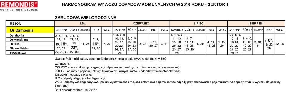 23*, 27, MAJ 11, 25 2, 9, 16*, 23, 1, 3, 6, 8, 10, 13, 15, 17, 7, 20 8, 22 20,22, 24, 27, 27, 6, 13, 20, 27 3, 17 1, 4,