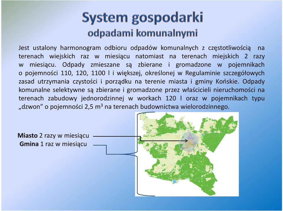 czystości i porządku na terenie miasta i gminy Końskie.