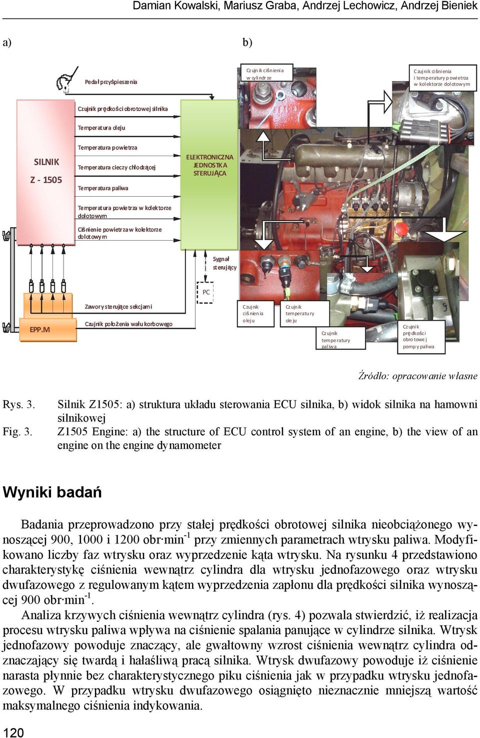 kolek torze dolotowym Ciśnienie powietrza w kolektorze dol ot owy m Sygnał st erujący PC EPP.