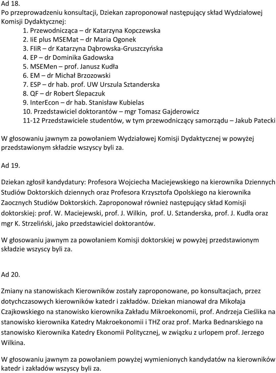 InterEcon dr hab. Stanisław Kubielas 10.
