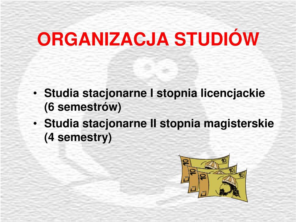 licencjackie (6 semestrów)