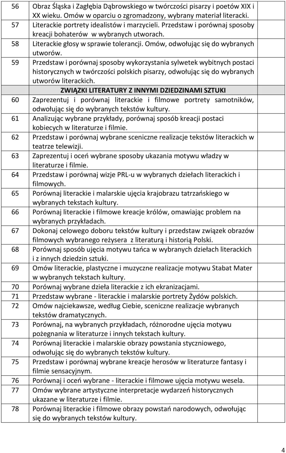 59 Przedstaw i porównaj sposoby wykorzystania sylwetek wybitnych postaci historycznych w twórczości polskich pisarzy, odwołując się do wybranych utworów literackich.