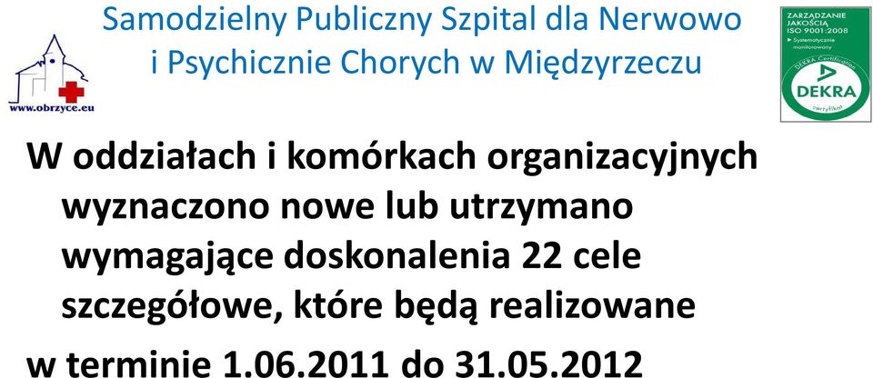 doskonalenia 22 cele szczegółowe, które