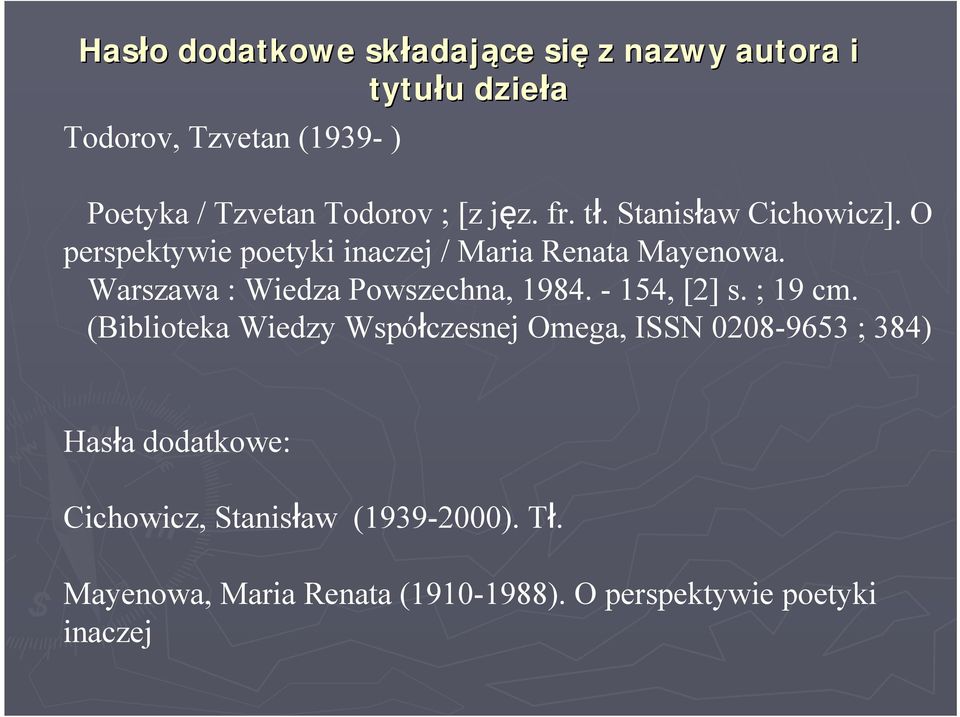 Warszawa : Wiedza Powszechna, 1984. - 154, [2] s. ; 19 cm.