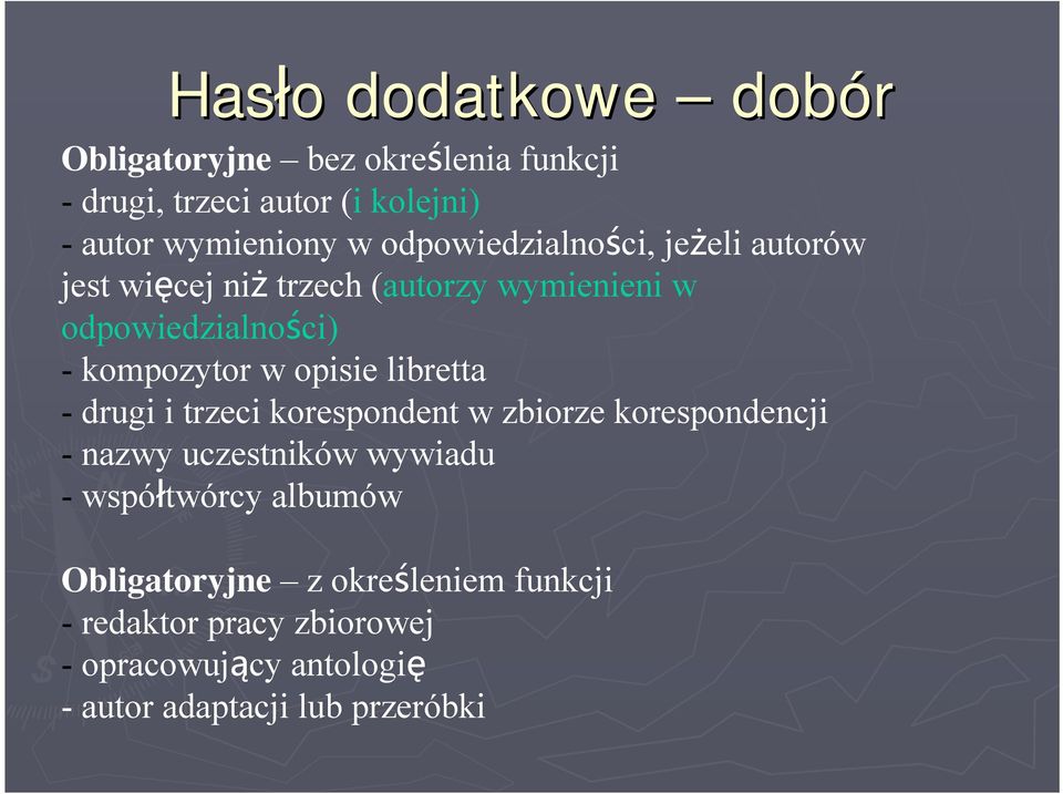 opisie libretta - drugi i trzeci korespondent w zbiorze korespondencji - nazwy uczestników wywiadu - współtwórcy