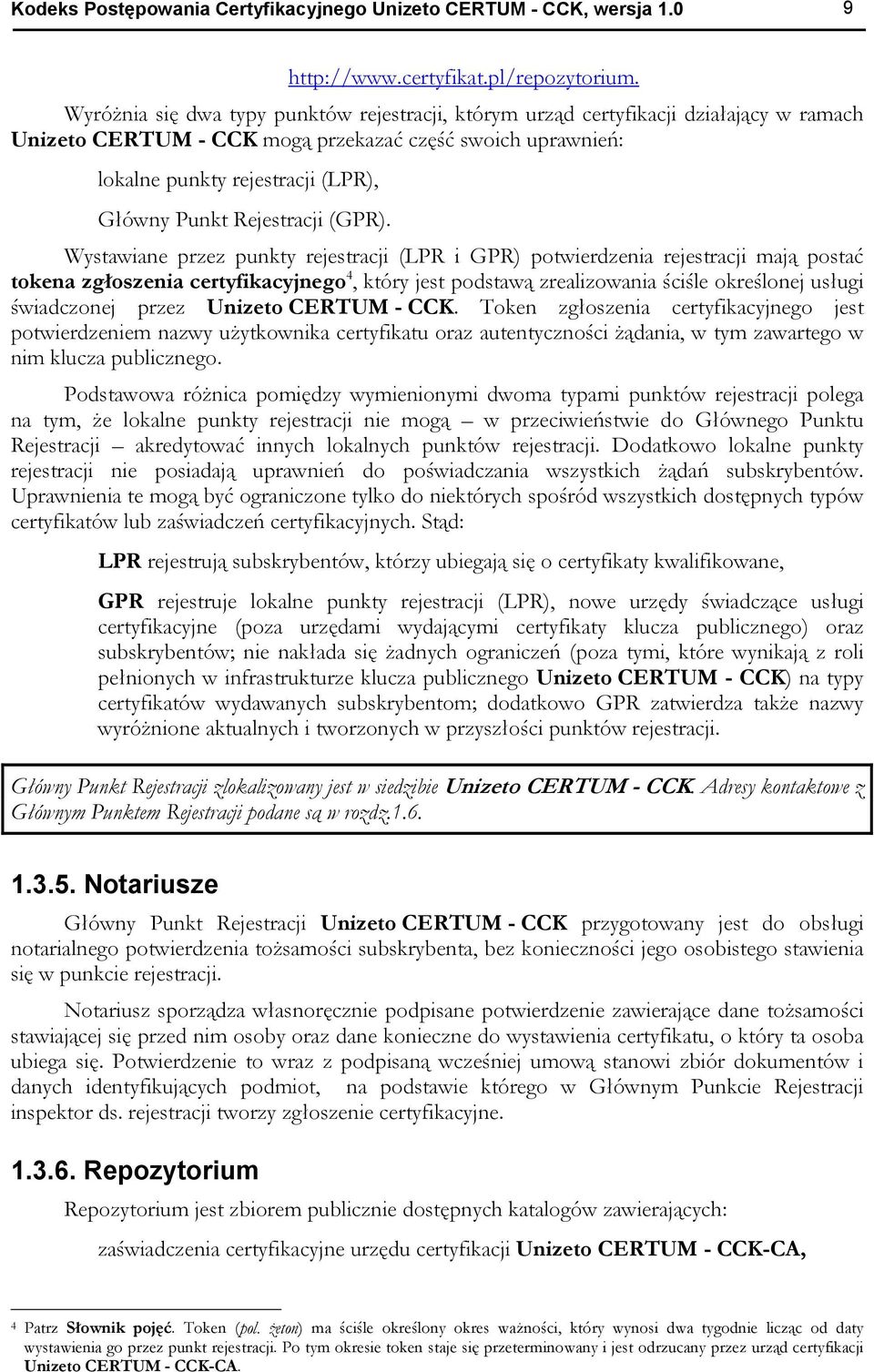 Rejestracji (GPR).