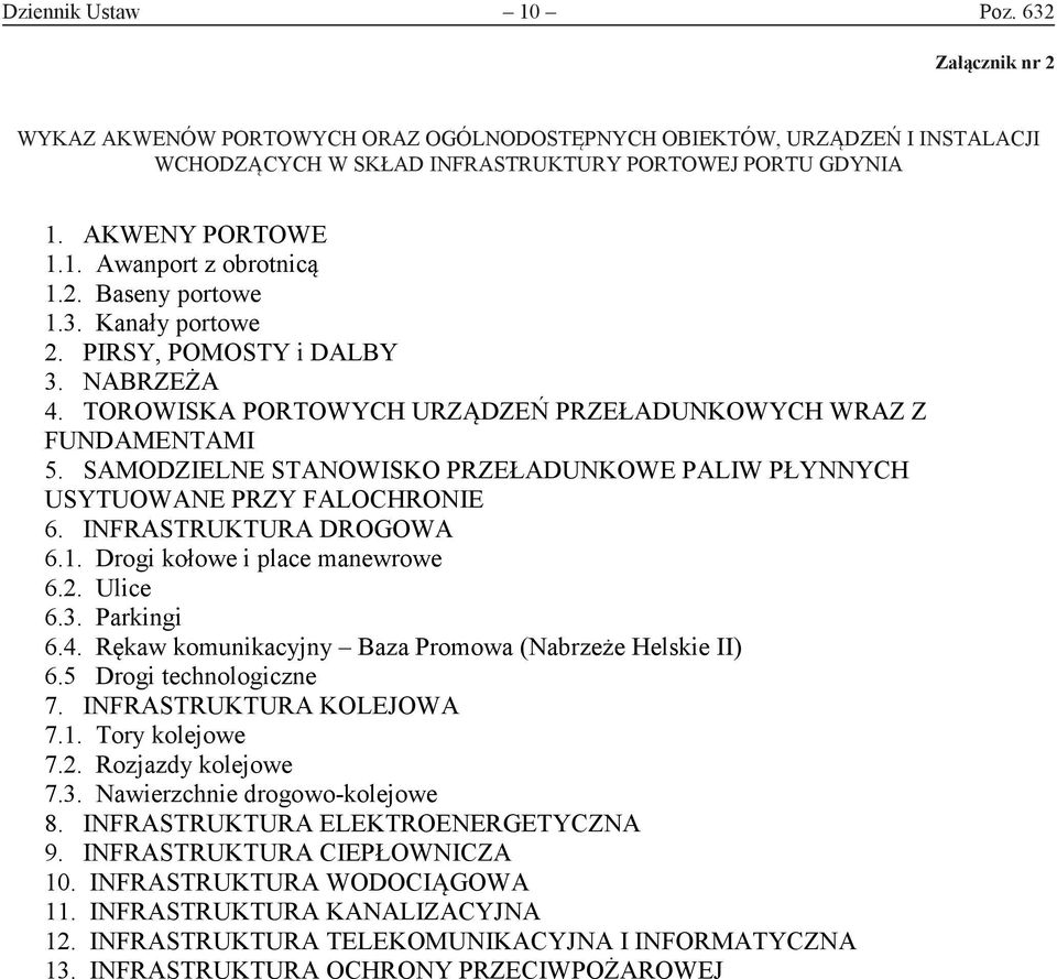 SAMODZIELNE STANOWISKO PRZEŁADUNKOWE PALIW PŁYNNYCH USYTUOWANE PRZY FALOCHRONIE 6. INFRASTRUKTURA DROGOWA 6.1. Drogi kołowe i place manewrowe 6.2. Ulice 6.3. Parkingi 6.4.