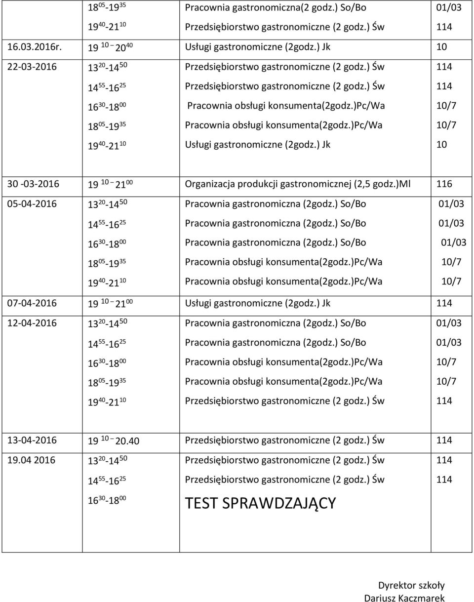 ) Jk 30-03-2016 19 21 00 Organizacja produkcji gastronomicznej (2,5 godz.