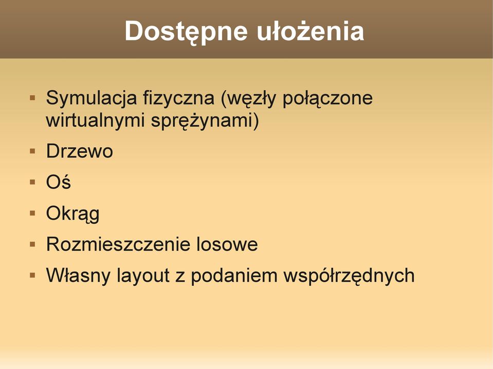 sprężynami) Drzewo Oś Okrąg