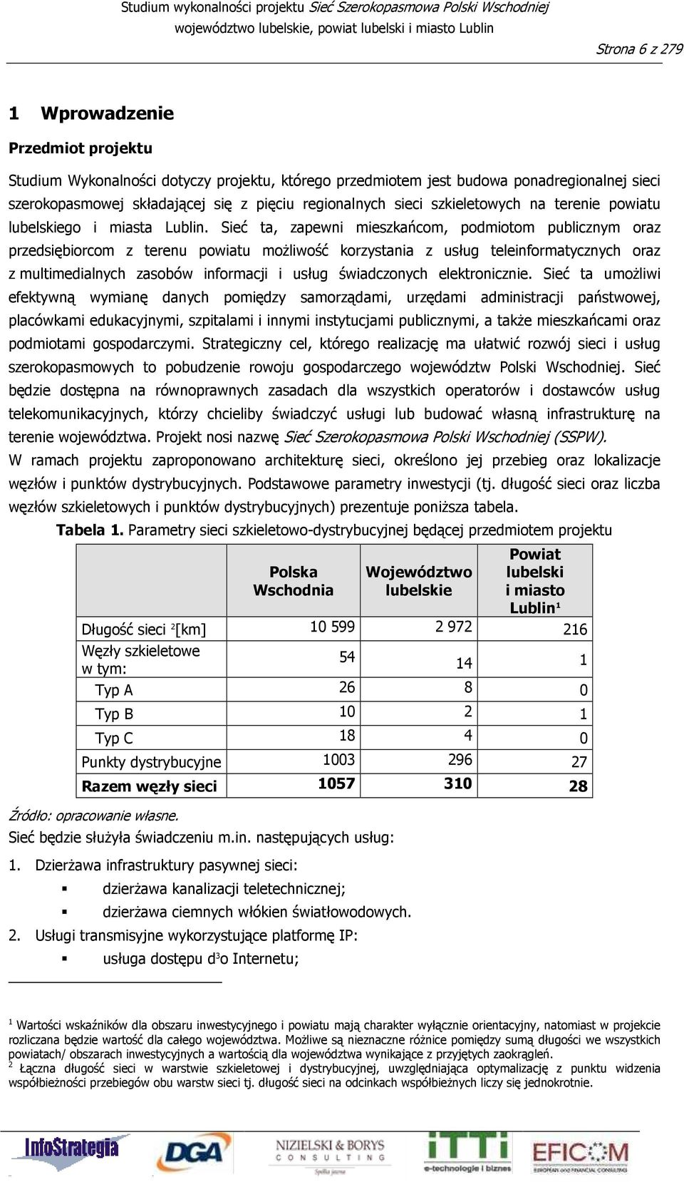 Sieć ta, zapewni mieszkańcom, podmiotom publicznym oraz przedsiębiorcom z terenu powiatu moŝliwość korzystania z usług teleinformatycznych oraz z multimedialnych zasobów informacji i usług