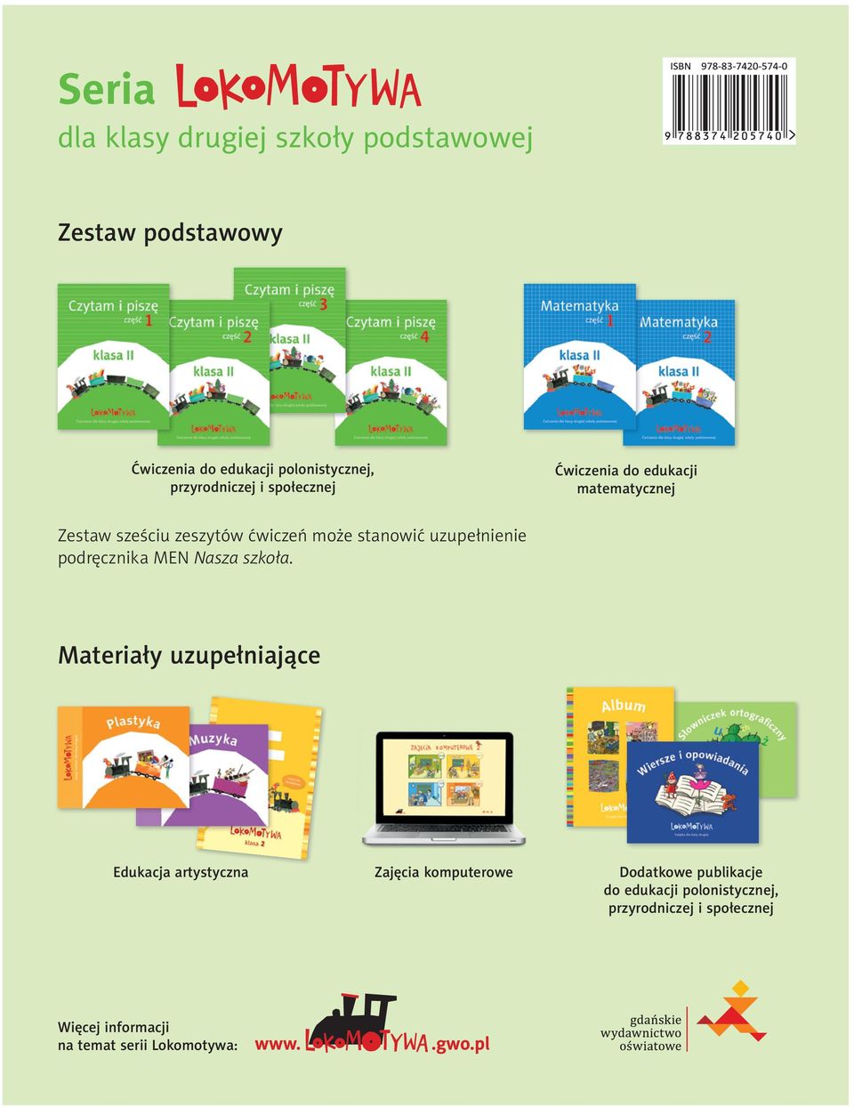 1 klasa II Materiały uzupełniające Edukacja artystyczna Więcej informacji na temat serii Lokomotywa: 1_L2P1_cover.