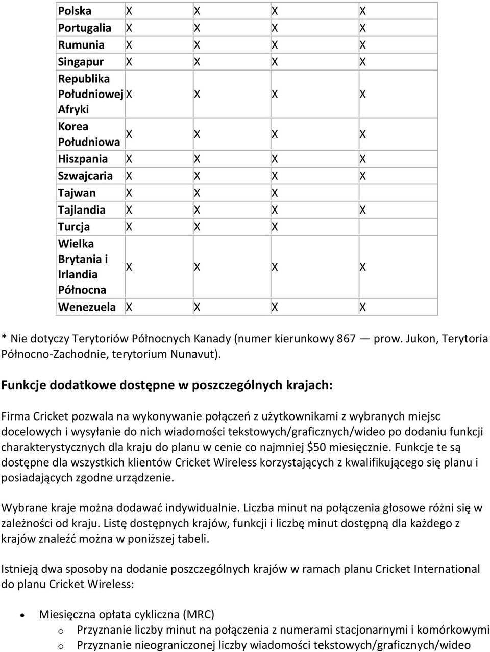 Jukon, Terytoria Północno-Zachodnie, terytorium Nunavut).