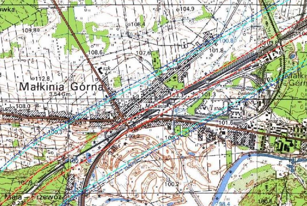 W otoczeniu Planu potencjalnym źródłem hałasu jest ruch kolejowy na trasie Warszawa Białystok Sokółka (linia E75). Linia kolejowa położona jest na południe od terenu opracowania w odległości od ok.