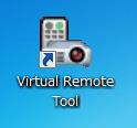 7. Programy użytkownika Punkt 3: uruchom program Virtual Remote Tool. Uruchomienie za pomocą ikony skrótu Dwukrotnie kliknij ikonę skrótu na pulpicie systemu Windows.