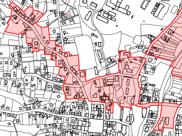 Strona 68 Gminny Program Rewitalizacji Gminy Wieliczka na lata 2016-2023 Mapa 6. Podobszar 2.