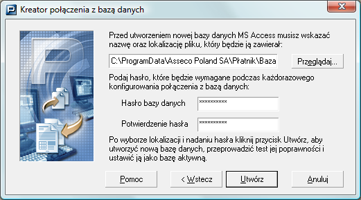 Rysunek 98. Okno dialogowe Kreator połączenia z bazą danych 7.