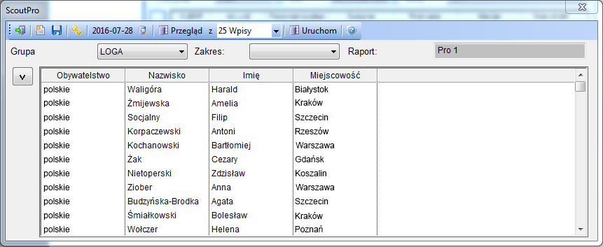 Sprawdzenie włączonych filtrów podgląd Gdy wszystkie kryteria i specyfikacje formatowania zostaną zdefiniowane a wyświetlenie podglądu spełnia oczekiwania autora raportu można